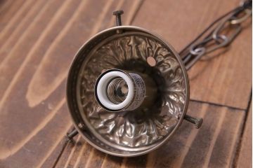 和製アンティーク　上品な雰囲気漂うシェード(天井照明、ペンダントライト)