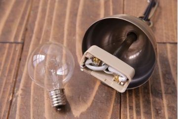 和製アンティーク　上品な雰囲気漂うシェード(天井照明、ペンダントライト)