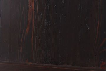 和製アンティーク　細い桟の格子が上品な帯戸(ガラス帯戸、引き戸、格子戸、建具)2枚セット