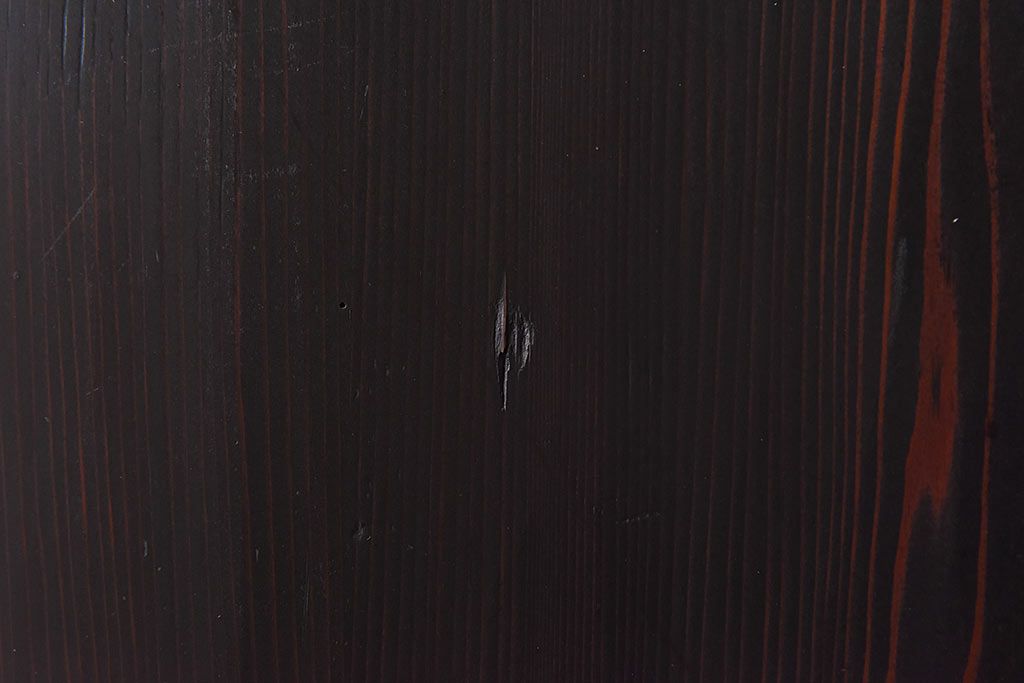 和製アンティーク　細い桟の格子が上品な帯戸(ガラス帯戸、引き戸、格子戸、建具)2枚セット