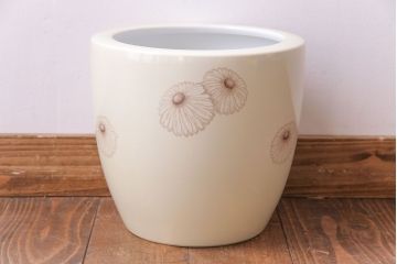 アンティーク雑貨　オールドノリタケ(日陶)　白菊文様　レトロな火鉢