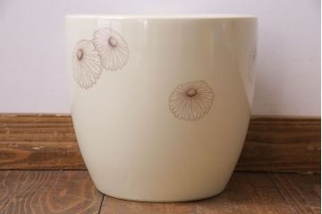 アンティーク雑貨　オールドノリタケ(日陶)　白菊文様　レトロな火鉢