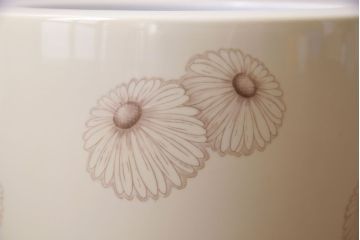 アンティーク雑貨　オールドノリタケ(日陶)　白菊文様　レトロな火鉢