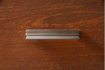 レトロ家具　昭和レトロ　スリムなサイズが使いやすい片袖デスク(平机、在宅ワーク、在宅用デスク、コンソールテーブル、サイドテーブル)(1)