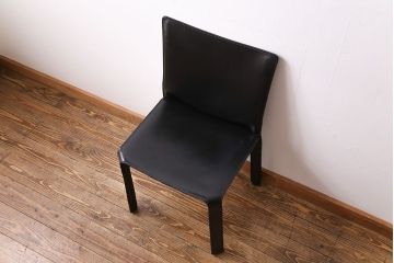 中古　Cassina(カッシーナ)　 CAB(キャブ) アームレスチェア (定価約17万円)(1)