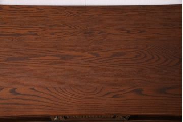中古　old charm(オールドチャーム) オーク材　ロングテーブル(コーヒーテーブル、センターテーブル)