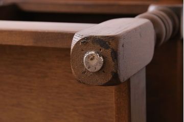 中古　old charm(オールドチャーム) オーク材　ロングテーブル(コーヒーテーブル、センターテーブル)