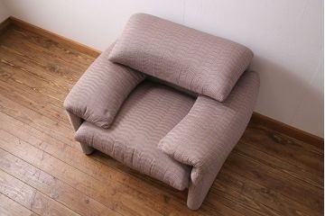 中古　Cassina(カッシーナ)　MARALUNGA(マラルンガ)　ファブリック 1Pソファ(一人掛け)(定価約50万円)