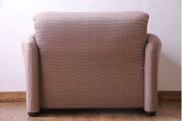 中古　Cassina(カッシーナ)　MARALUNGA(マラルンガ)　ファブリック 1Pソファ(一人掛け)(定価約50万円)