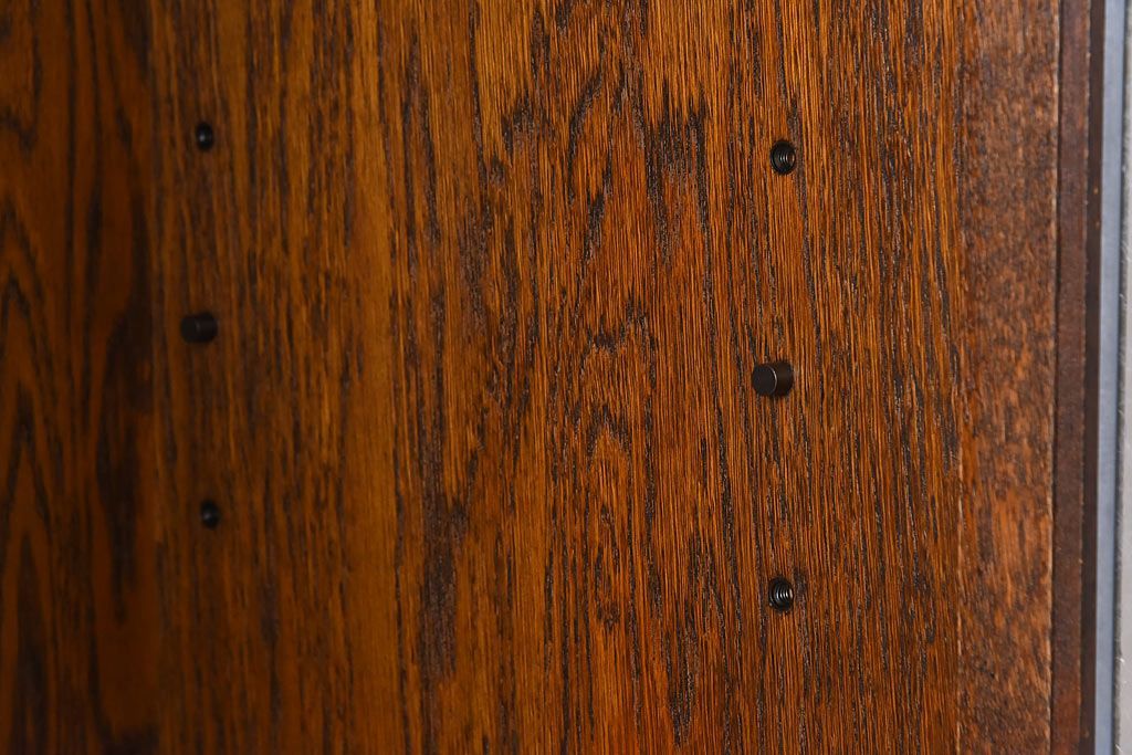 中古美品　三越Brugge(ブルージュ)シリーズ　キッチンキャビネット(食器棚、飾り棚、戸棚)(2)