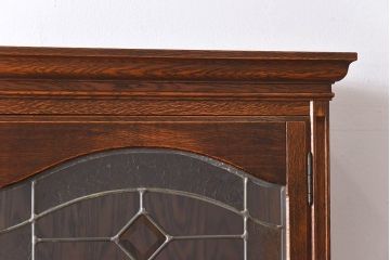 中古美品　三越Brugge(ブルージュ)シリーズ　キッチンキャビネット(食器棚、飾り棚、戸棚)(2)