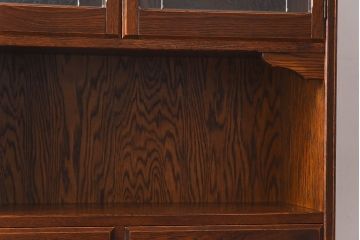 中古美品　三越Brugge(ブルージュ)シリーズ　キッチンキャビネット(食器棚、飾り棚、戸棚)(2)