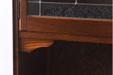 中古美品　三越Brugge(ブルージュ)シリーズ　キッチンキャビネット(食器棚、飾り棚、戸棚)(2)