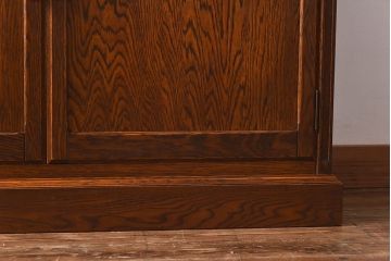 中古美品　三越Brugge(ブルージュ)シリーズ　キッチンキャビネット(食器棚、飾り棚、戸棚)(2)