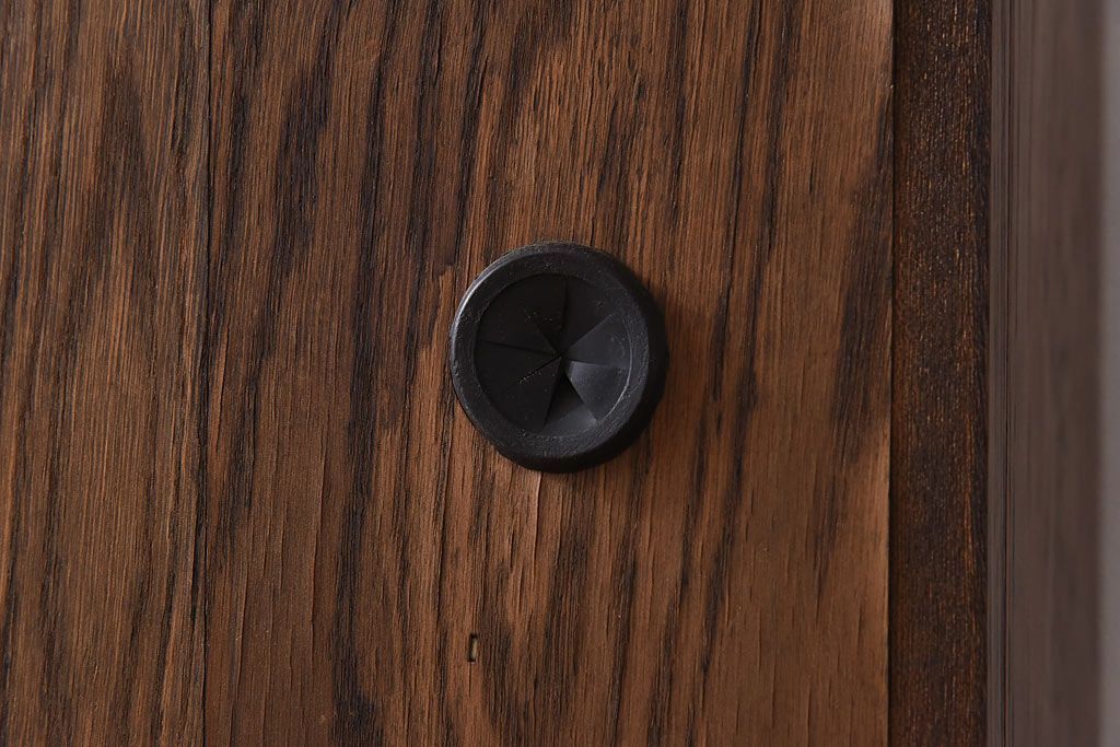 中古美品　三越Brugge(ブルージュ)シリーズ　キッチンキャビネット(食器棚、飾り棚、戸棚)(2)