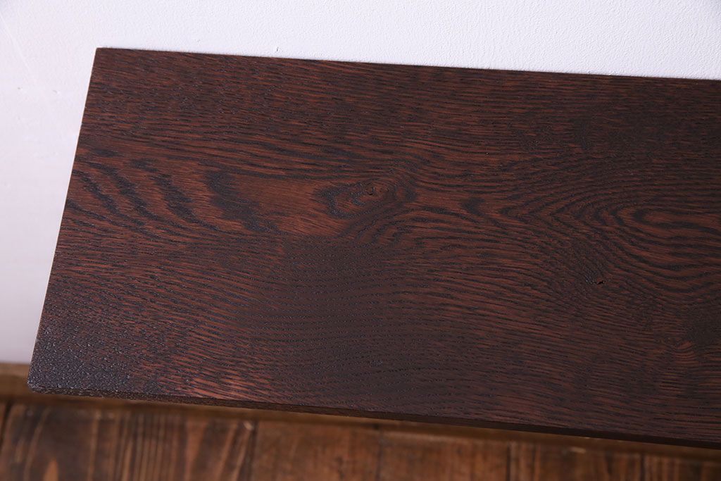 ラフジュ工房オリジナル　曲線のブラケットが上品なウォールシェルフ(壁掛け飾り棚、ウォールラック、ウッドシェルフ)