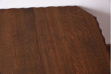 アンティーク家具　イギリスアンティーク　優雅なデザインのバタフライテーブル(エクステンションテーブル、ダイニングテーブル)