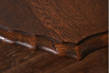 アンティーク家具　イギリスアンティーク　優雅なデザインのバタフライテーブル(エクステンションテーブル、ダイニングテーブル)