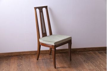 中古美品　DREXEL HERITAGE(ドレクセルヘリテイジ) TRIUNE(トライユン) サイドチェア(ダイニングチェア)(1)(定価約17万円)