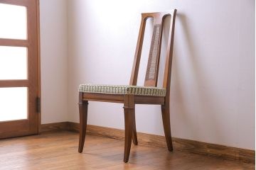 中古美品　DREXEL HERITAGE(ドレクセルヘリテイジ) TRIUNE(トライユン) サイドチェア(ダイニングチェア)(1)(定価約17万円)