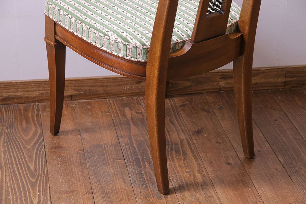 中古美品　DREXEL HERITAGE(ドレクセルヘリテイジ) TRIUNE(トライユン) サイドチェア(ダイニングチェア)(1)(定価約17万円)