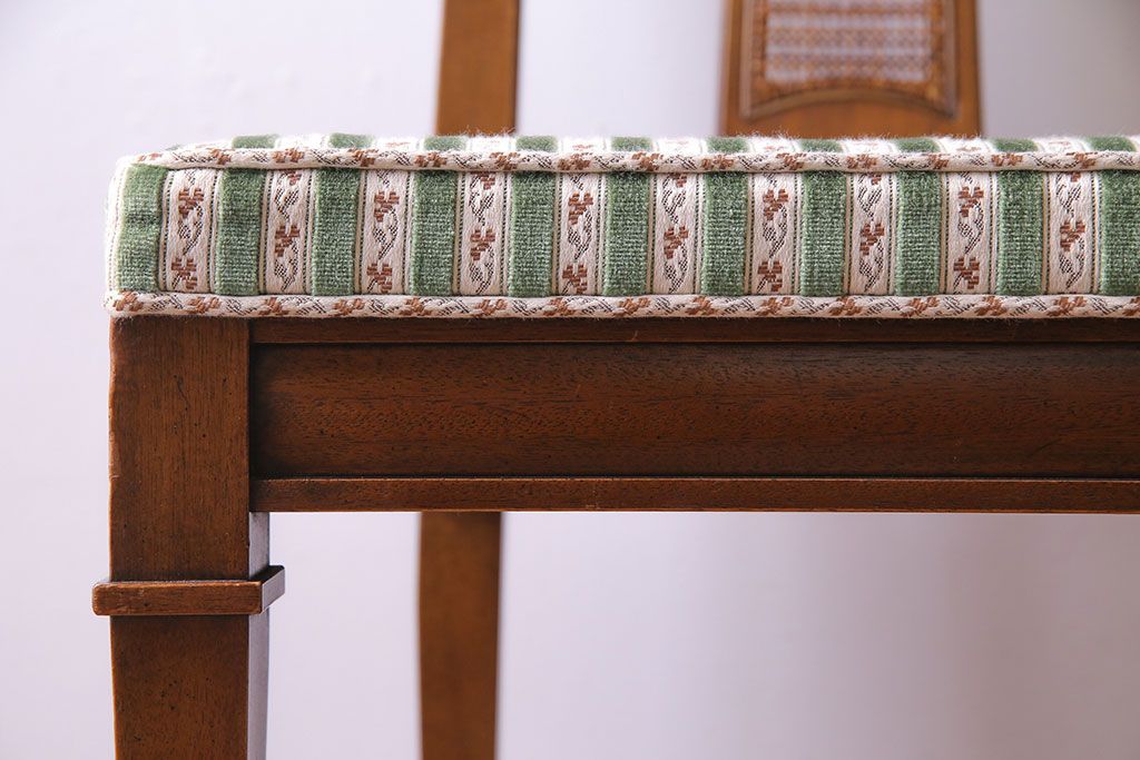 中古美品　DREXEL HERITAGE(ドレクセルヘリテイジ) TRIUNE(トライユン) サイドチェア(ダイニングチェア)(2)(定価約17万円)