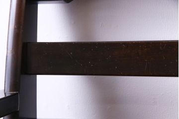 中古　北海道民芸家具　#697　落ち着きのある高座椅子(回転イス、ダイニングチェア)(1)