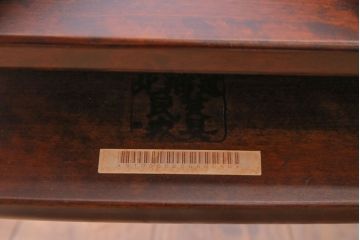 中古　北海道民芸家具　#697　落ち着きのある高座椅子(回転イス、ダイニングチェア)(3)