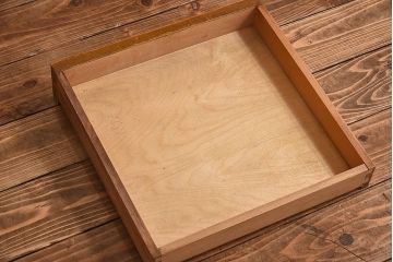 ヴィンテージ家具　イギリスビンテージ　ウォールナット　シンプルなサイドワゴン(サイドテーブル、脇机)