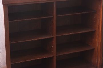 中古　民芸家具　水屋箪笥の面影を感じられる和モダンスタイルのサイドボード(収納棚、ローボード)