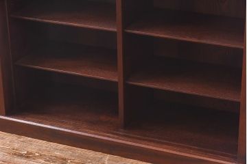 中古　民芸家具　水屋箪笥の面影を感じられる和モダンスタイルのサイドボード(収納棚、ローボード)