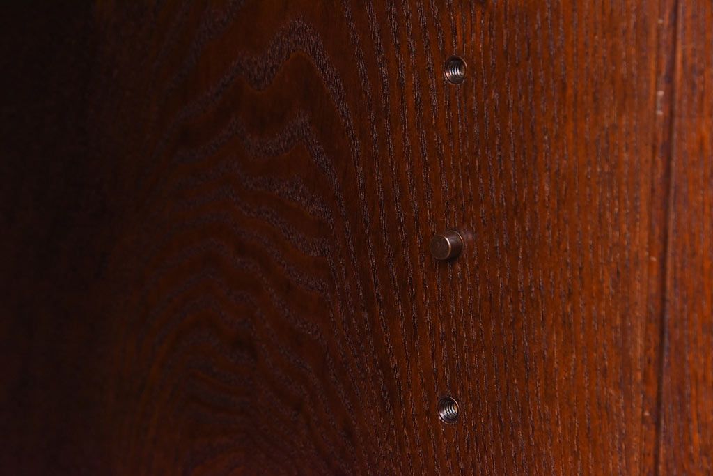 中古　民芸家具　水屋箪笥の面影を感じられる和モダンスタイルのサイドボード(収納棚、ローボード)