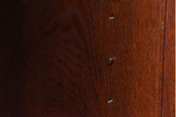 中古　民芸家具　水屋箪笥の面影を感じられる和モダンスタイルのサイドボード(収納棚、ローボード)