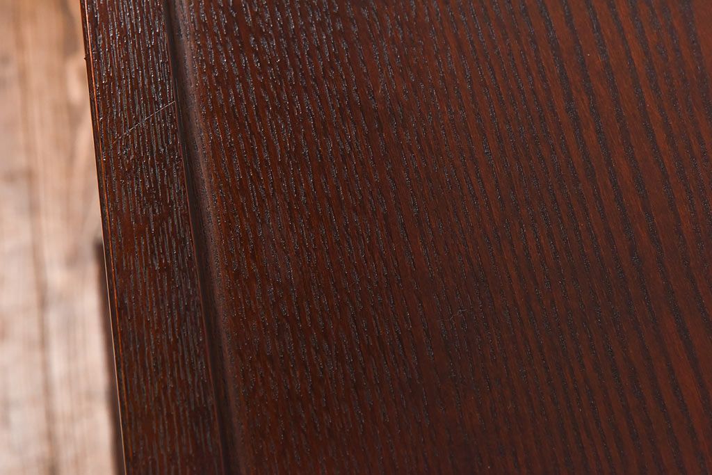 中古　民芸家具　水屋箪笥の面影を感じられる和モダンスタイルのサイドボード(収納棚、ローボード)