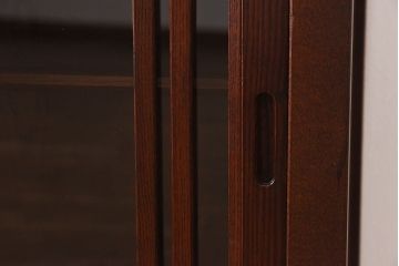 中古　民芸家具　水屋箪笥の面影を感じられる和モダンスタイルのサイドボード(収納棚、ローボード)