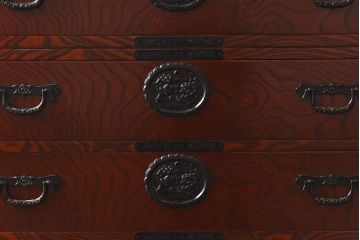 中古　駿河民芸　高級感あふれる雰囲気の重ね箪笥(衣装箪笥、引き出し)