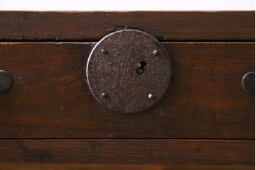 アンティーク家具　和製アンティーク　松材　素朴で味わい深い風合いの文机(ローテーブル、リビングテーブル、座卓)
