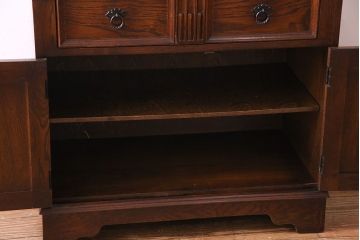 アンティーク家具　オーク材使用　渋みのある質感が魅力のライティングビューロー(簿記机、在宅ワーク、在宅用デスク)