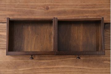 アンティーク家具　オーク材使用　渋みのある質感が魅力のライティングビューロー(簿記机、在宅ワーク、在宅用デスク)