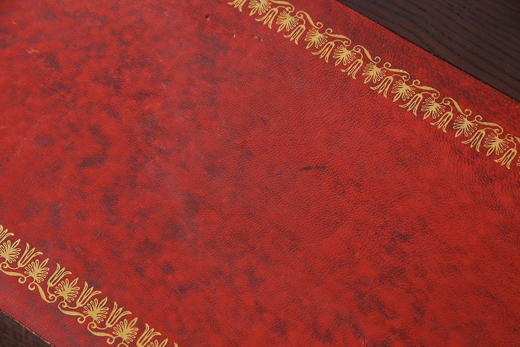 アンティーク家具　オーク材使用　渋みのある質感が魅力のライティングビューロー(簿記机、在宅ワーク、在宅用デスク)