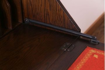 アンティーク家具　オーク材使用　渋みのある質感が魅力のライティングビューロー(簿記机、在宅ワーク、在宅用デスク)