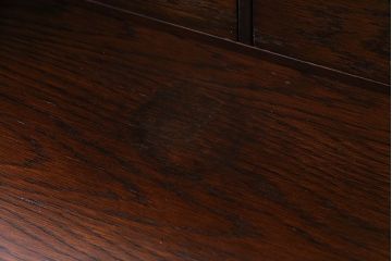 アンティーク家具　オーク材使用　渋みのある質感が魅力のライティングビューロー(簿記机、在宅ワーク、在宅用デスク)