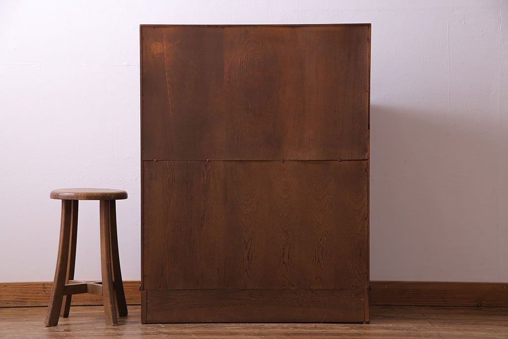 アンティーク家具　オーク材使用　渋みのある質感が魅力のライティングビューロー(簿記机、在宅ワーク、在宅用デスク)