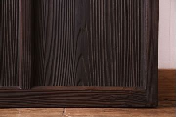 昭和初期　経年による風合いが魅力のガラス戸(建具、引き戸)2枚セット