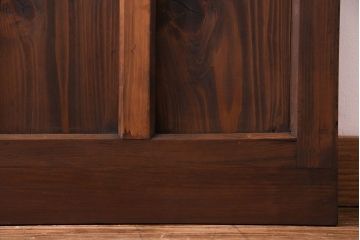 昭和初期　ダイヤガラス　木の風合いが味わい深いガラス戸(引き戸、建具)