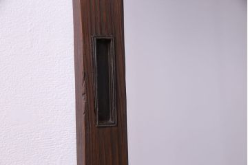 大正ロマン　色ガラス入り!上品な和モダン空間におすすめのガラス戸(引き戸、建具)2枚セット