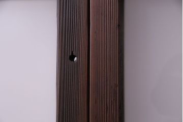 大正ロマン　色ガラス入り!上品な和モダン空間におすすめのガラス戸(引き戸、建具)2枚セット