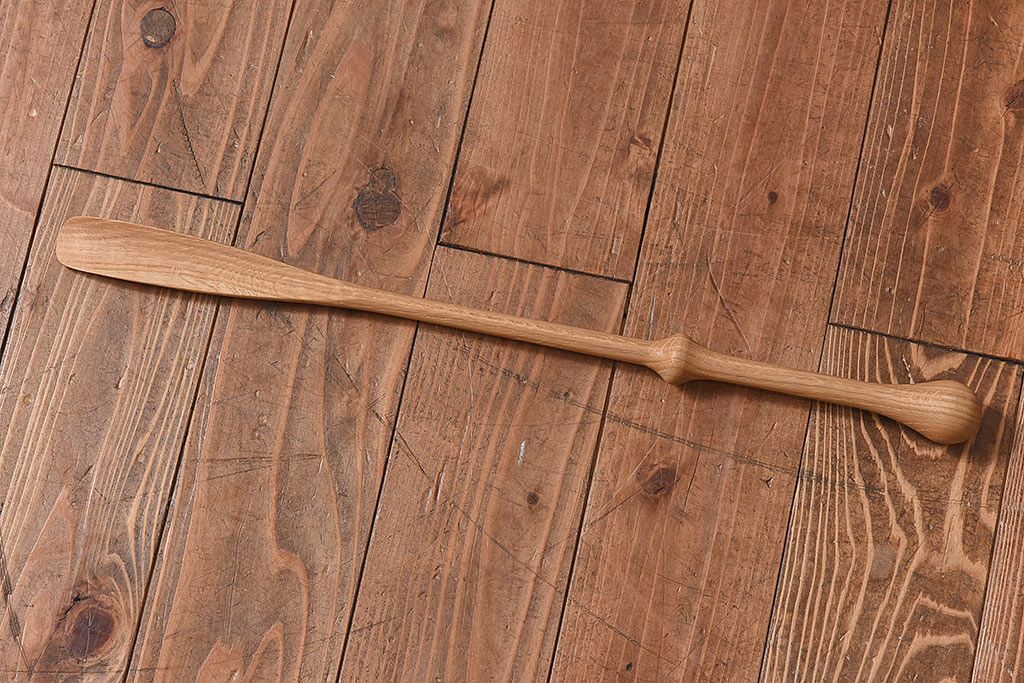 展示美品　日進木工　ac-cent(アク・セント)　STEP STEP　靴べら付スツール