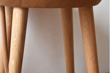 展示美品　日進木工　ac-cent(アク・セント)　STEP STEP　靴べら付スツール