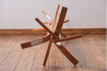 アンティーク雑貨　中古　天童木工　ALBERO　T-4107MP-CH　メープル材　奥山清行(KEN OKUYAMA)　コートハンガー